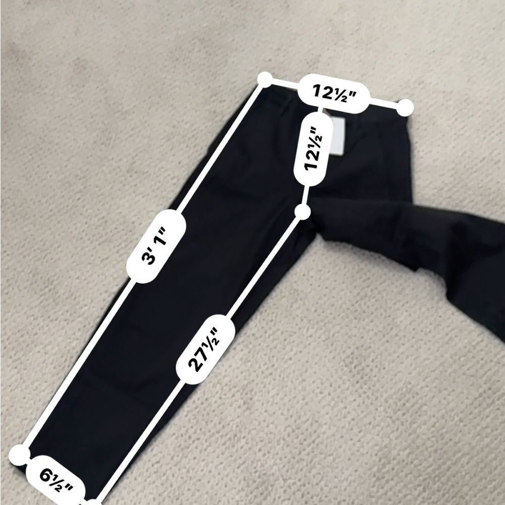 Quince Barrel Pants | Black Cotton Twill | Size 2 | NWOT - Picture 2 of 5